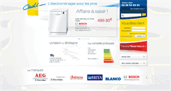 Desktop Screenshot of cedi-electromenager.com
