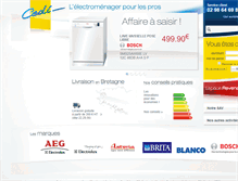 Tablet Screenshot of cedi-electromenager.com